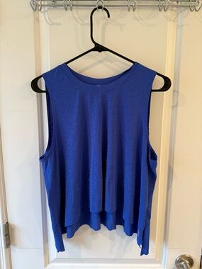 Free People Movement Electric Cobalt Tempo Tank Size M